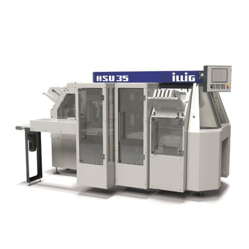Máquina embaladora automática - HSU 35 - GB BOUCHERIE NV - blíster / de paletes / com papel