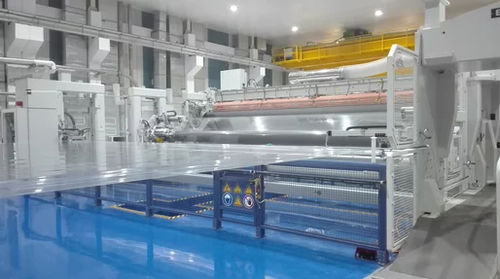 Linha de extrusão de filmes planos - BOPET  - Brückner Maschinenbau - para PET / para filme de conservação de alimentos