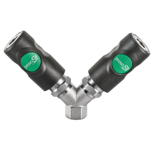 Conexão pneumática - ESI 07810 series - Prevost - com rosca / rápida / Y
