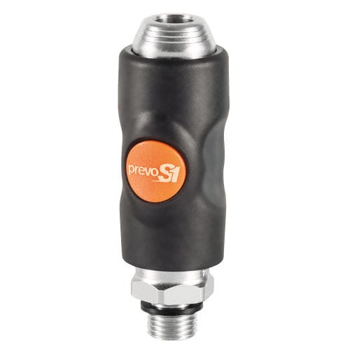 Conexão pneumática - BSI 06115 series - Prevost - com rosca / push-to-lock / em compósito