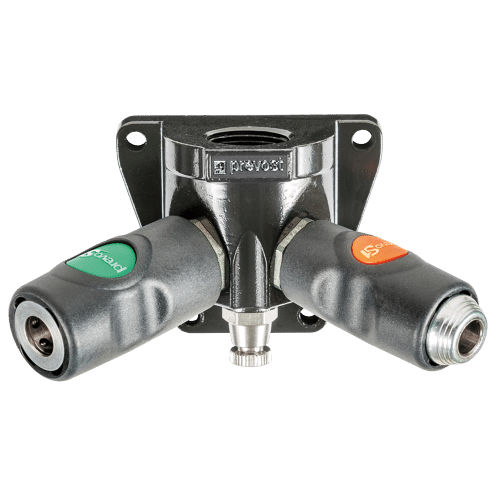Conexão pneumática - ESI 078104WKB6 - Prevost - com rosca / push-to-lock / Y