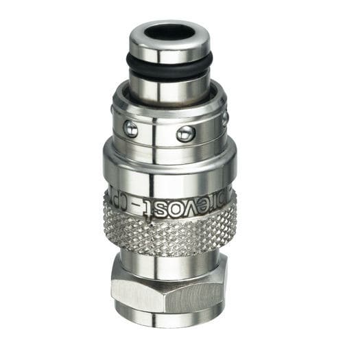 Conexão pneumática - CPI 086101 - Prevost - com rosca / push-in / em latão niquelado