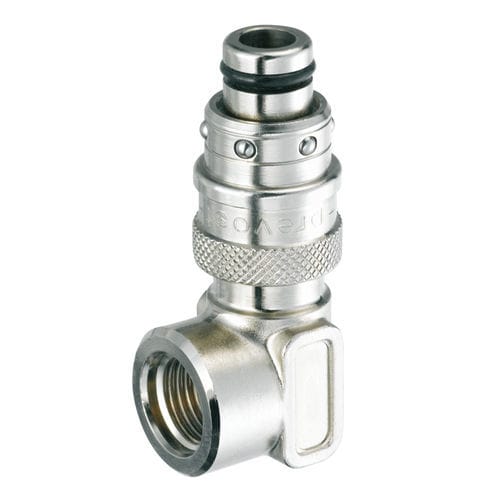 Conexão pneumática - CPI 086101RE - Prevost - com rosca / push-in / cotovelo de 90°