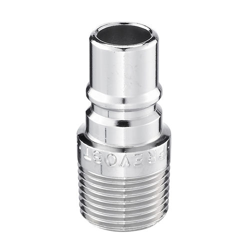 Adaptador hidráulico macho-canelado - PREOL 06616 series - Prevost - em aço inoxidável / em latão / em cromo