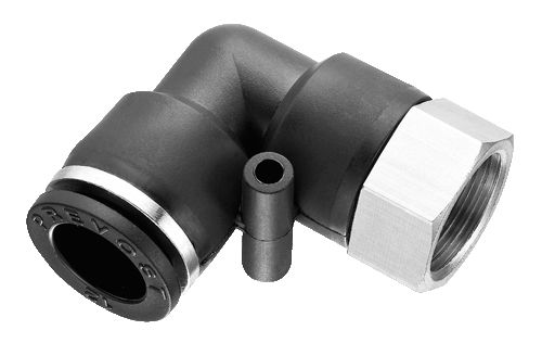 Conexão pneumática - RPC FG series - Prevost - com rosca / push-in / cotovelo de 90°