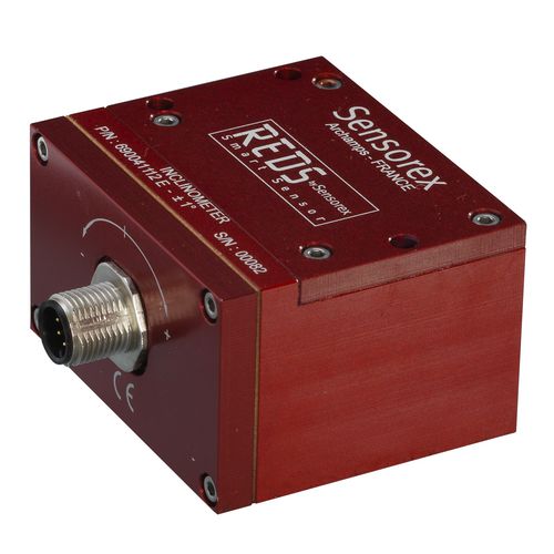 Sensor de inclinação de 2 eixos - SX41100 series - SENSOREX MEGGITT - digital / analógico / por gravidade em circuito fechado
