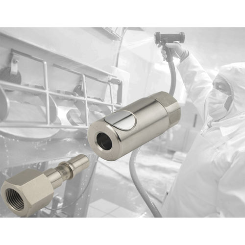 Engate rápido - RBE AGROX - Stäubli Fluid Connectors - hidráulica / pneumática / em aço inoxidável