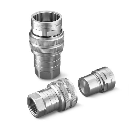 Conexão sem vazamento - CGB - Stäubli Fluid Connectors - para líquido de arrefecimento / rápida / em latão niquelado
