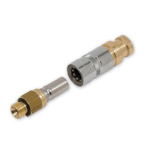 Conexão pneumática - CBI - Stäubli Fluid Connectors - rápida / em aço inoxidável / resistente às vibrações