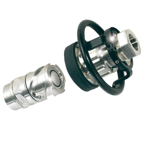 Conexão pneumática - HCB 28 - 37 - 50 - Stäubli Fluid Connectors - rápida / em aço inoxidável / de grande fluxo
