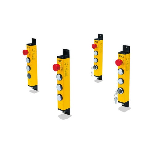 Botoeira de 4 botões - PITgatebox - PILZ - IP65 / de freio de emergência / start/stop