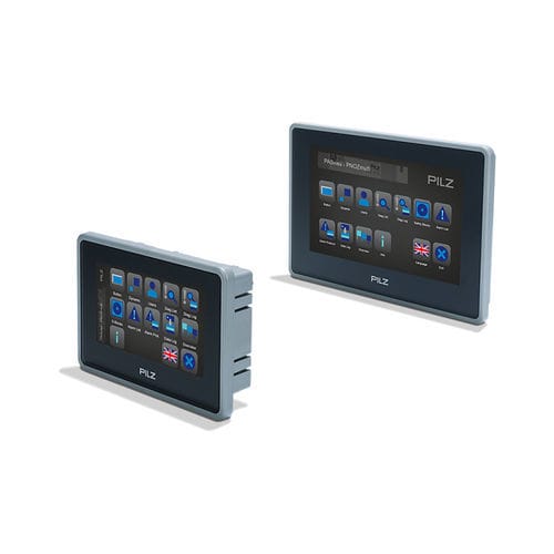Terminal com touch screen - PMI series - PILZ - embutido / RISC / IP65