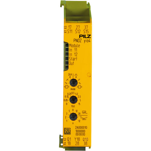 Módulo de expansão de E/S - PNOZ yio4 2DI 3NO t - PILZ - para relés de segurança / modular