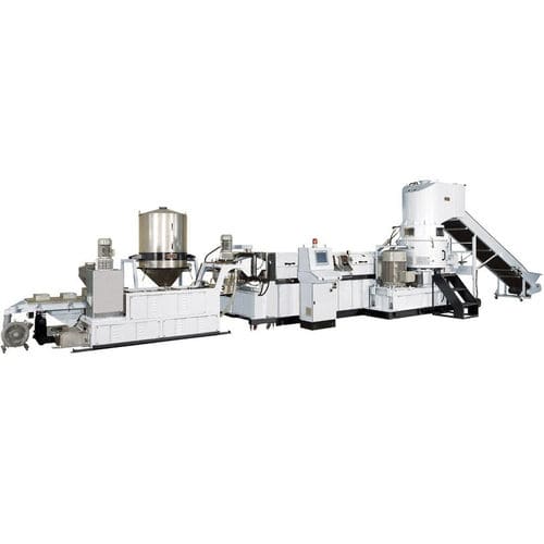 Linha de extrusão com resfriamento a água - CK-SC120 - Cheng Yieu Development Machinery Co., Ltd. - de alto rendimento / para reciclagem de plástico / para PP