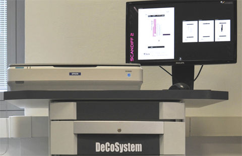 Sistema de inspeção digital - SCANDIFF2, SCANDIFF2-CD - DeCoSystem S.r.l. - para impressão