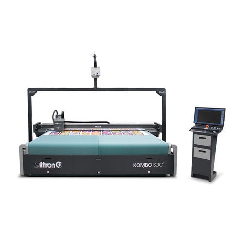 Plotter de recorte automática - KOMBO SDC+ - Elitron IPM S.r.l. - para tecidos / para plásticos / para papelão