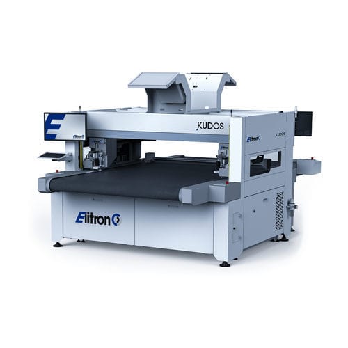 Máquina de corte com faca - KUDOS - Elitron IPM S.r.l. - para tecidos / para couro / para papelão