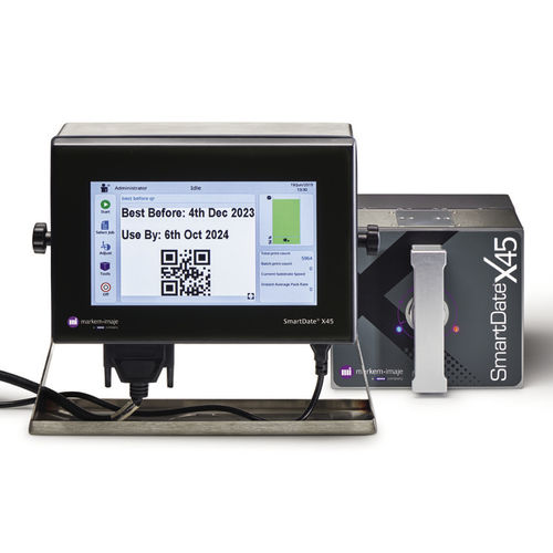 Codificador por transferência térmica integrável - SmartDate® X45 - MARKEM-IMAJE - multicores / de alta qualidade / com touch screen