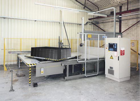 Máquina de corte com serra de fita - V 58 - Fecken-Kirfel GmbH & Co. KG, Maschinenfabrik - CNC / vertical / totalmente automatizada