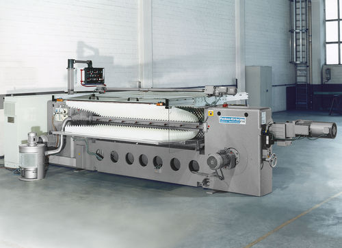 Máquina de corte com faca - D 21 - Fecken-Kirfel GmbH & Co. KG, Maschinenfabrik - para espuma / de perfis / CNC