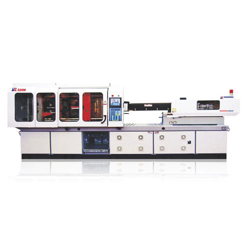 Máquina injetora horizontal - HR-M  - HUARONG PLASTIC MACHINERY CO., LTD. - servo-hidráulica / com fechamento por alavanca articulada