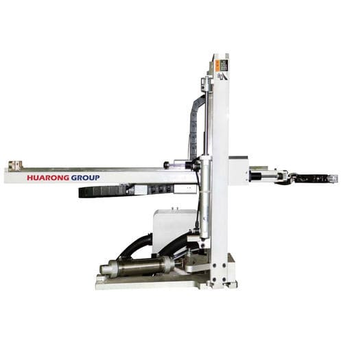 Braço manipulador pneumático - HUARONG PLASTIC MACHINERY CO., LTD. - com garra / com sistema de aperto / de garfo