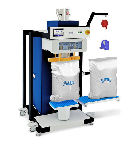 Ensacadeira vertical - WBE 25 DDK OS HNM - Huzap GmbH - por peso / para sacos de boca aberta / para a indústria alimentícia