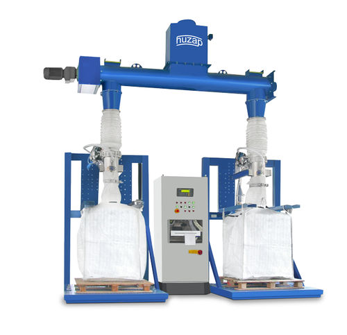 Envasadora semiautomática - WBE 500-1500 D - Huzap GmbH - de bolsas a granel / de tambores / de bag-in-box