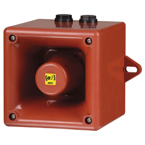 Sirene sem indicador luminoso - T105V2 - ae&t - eletrônica / robusta / IP66