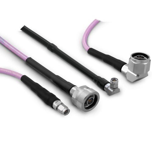 Cabo montado coaxial - Lab-Flex® Series - Smiths Interconnect - para teste / para aplicações aeroespaciais / de alta performance