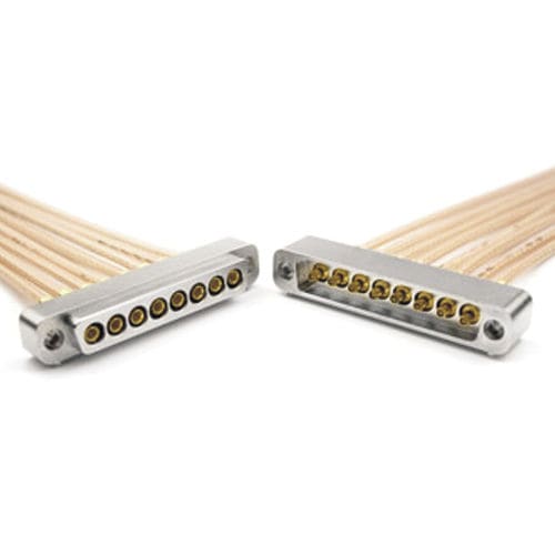 Conector de dados - MDCX Series - Smiths Interconnect - coaxial / micro-D / retangular