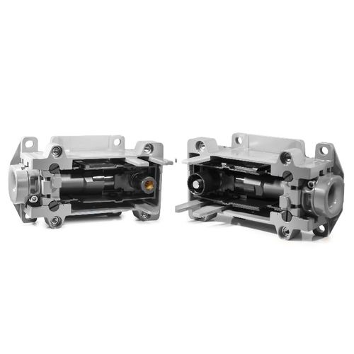 Conector de alimentação elétrica - Smiths Interconnect - retangular / 2 polos / 4 polos