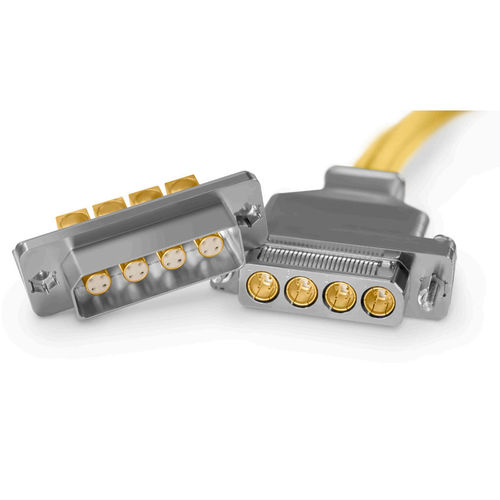 Conector D-Sub - Smiths Interconnect - RF / quadrax / twinaxial