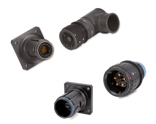 Conector de alimentação elétrica - HBB series - Smiths Interconnect - DIN / circular / rápido