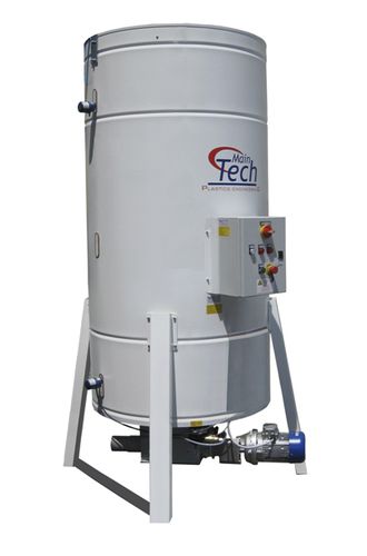 Silo soldado - MAIN TECH S.r.l. - com fundo vibratório / com misturador / de pesagem