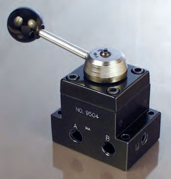Válvula direcional hidráulica rotativa - 9504 - Hydraulic Technologies - de acionamento manual / de 3 vias / de 4 vias