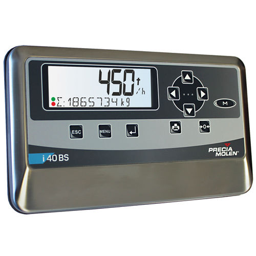 Indicador digital de peso - i 40 BS - PRECIA MOLEN - embutido / IP66 / 4–20 mA