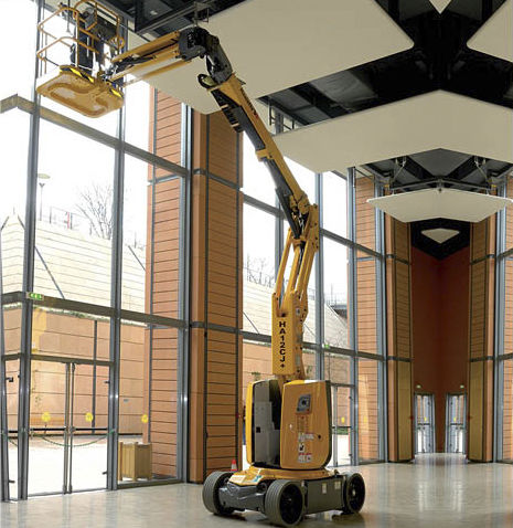 Plataforma elevatória articulada autopropelida - HA12 CJ + - Haulotte - elétrica / para ambientes internos e externos / compacta