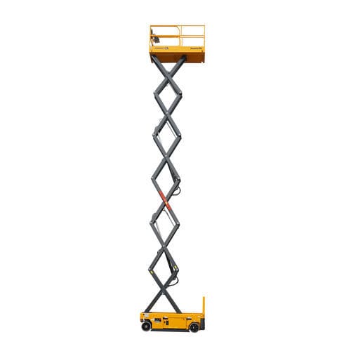 Plataforma elevatória tipo tesoura móvel - COMPACT 14 DUAL - Haulotte - elétrica