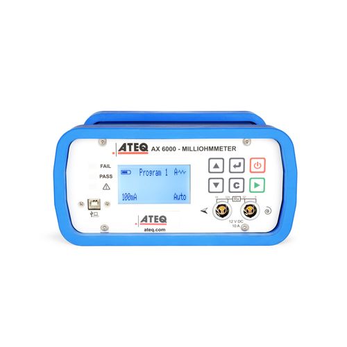Miliohmímetro digital - AX6000 - ATEQ - de bancada / 4 terminais