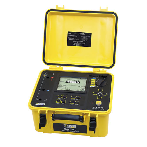 Testador de isolamento - CA 6550 - CHAUVIN ARNOUX - de tensão / antirroubo / de instalação elétrica