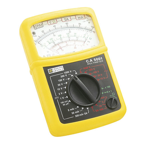 Multímetro analógico - CA 5001 - CHAUVIN ARNOUX - portátil / 600 V / 5 A