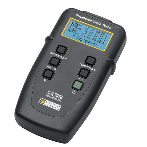 Testador para rede - CA 7028 - CHAUVIN ARNOUX - de rede LAN / para cabos