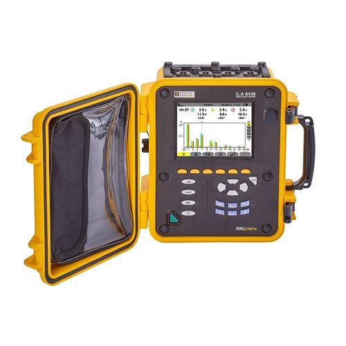 Analisador de potência - CA 8436 - CHAUVIN ARNOUX - de monitoramento / para rede elétrica / portátil