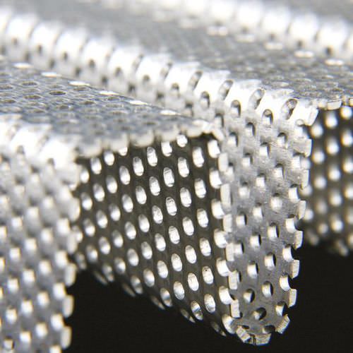 Chapa perfurada - R series - GANTOIS INDUSTRIES - em aço / para ambiente interno / para revestimento de fachada