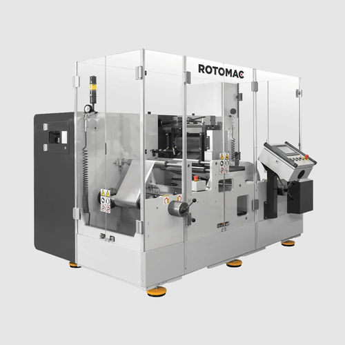 Máquina de gofragem para folha de alumínio - 343 - Rotomac S.r.l. - rotativa / hidropneumática