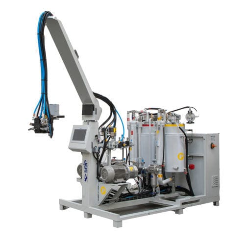 Dosador para espumas de PU - SPB - SAIP Advanced Polyurethane Equipment - para polímeros / volumétrico / para a indústria do plástico