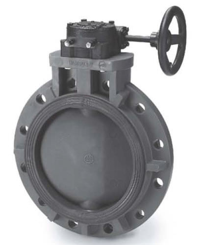 Válvula borboleta - BF300  - Shie Yu Machine Parts Industrial Co., Ltd. - com volante / flangeada / em material plástico