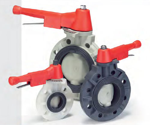 Válvula borboleta - BB300  - Shie Yu Machine Parts Industrial Co., Ltd. - de alavanca / em material plástico / em EPDM