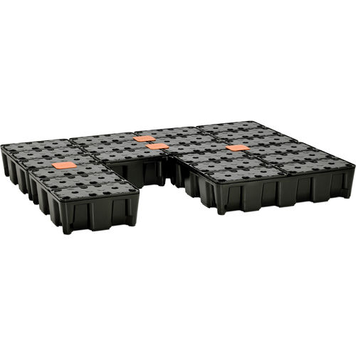 Plataforma de contenção em polietileno - 108 series - CEMO - modular